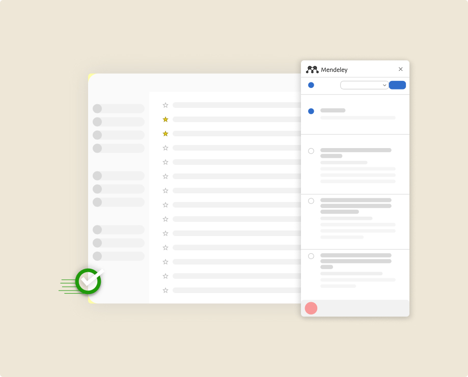 Example of how to use the Mendeley Web Importer feature